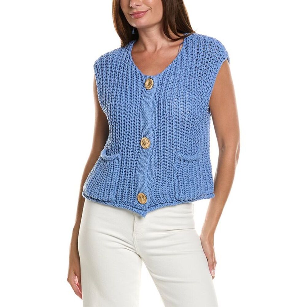 Rd Style Womens  Benedette Crewneck Vest, Blue